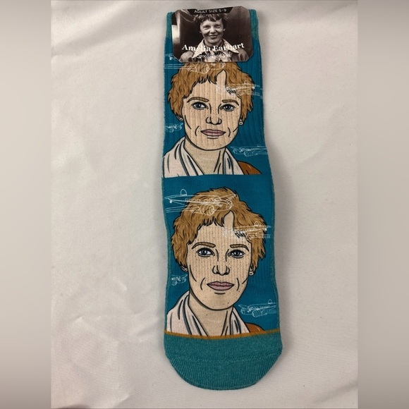Good Luck Socks Womens Amelia Earhart NWT 5-9 Rare - Picture 4 of 4